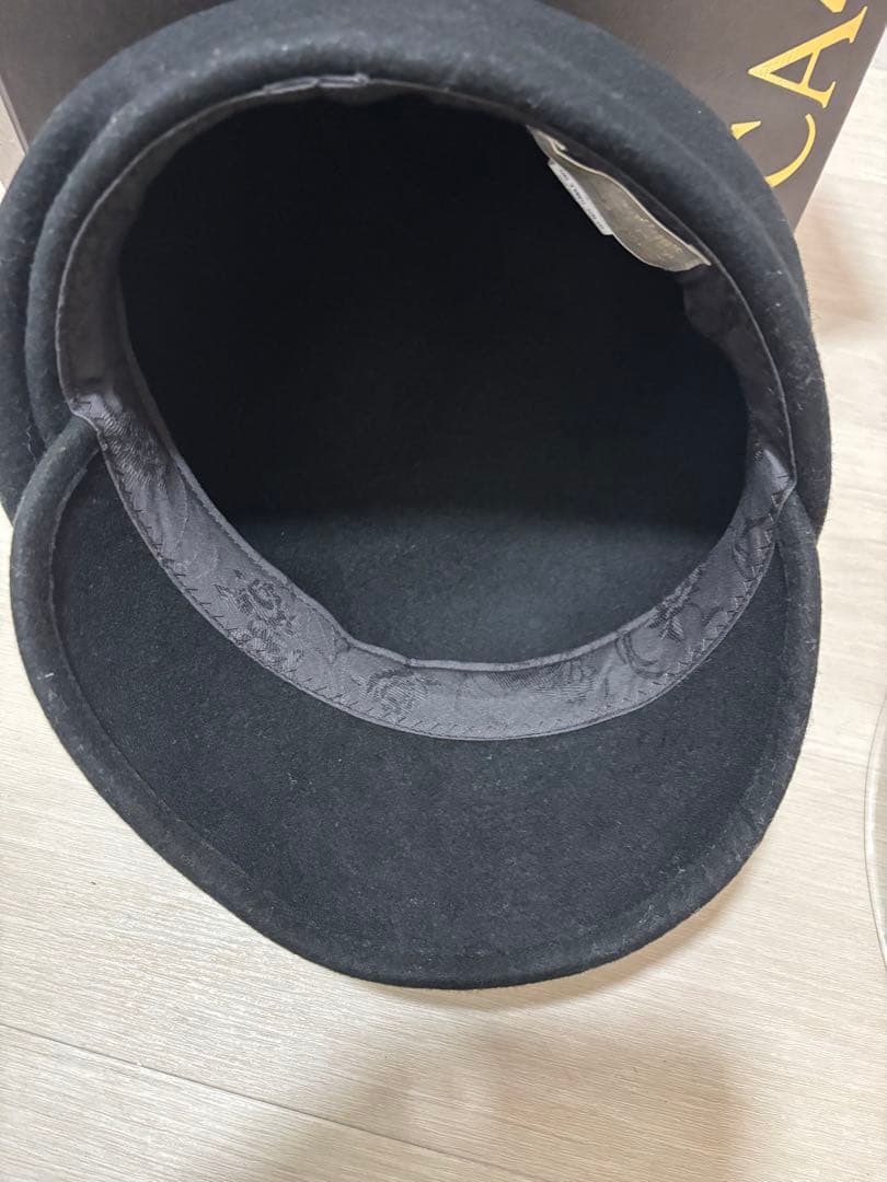 【完売品】CA4LA アシンメトリーキャスケット ブラック