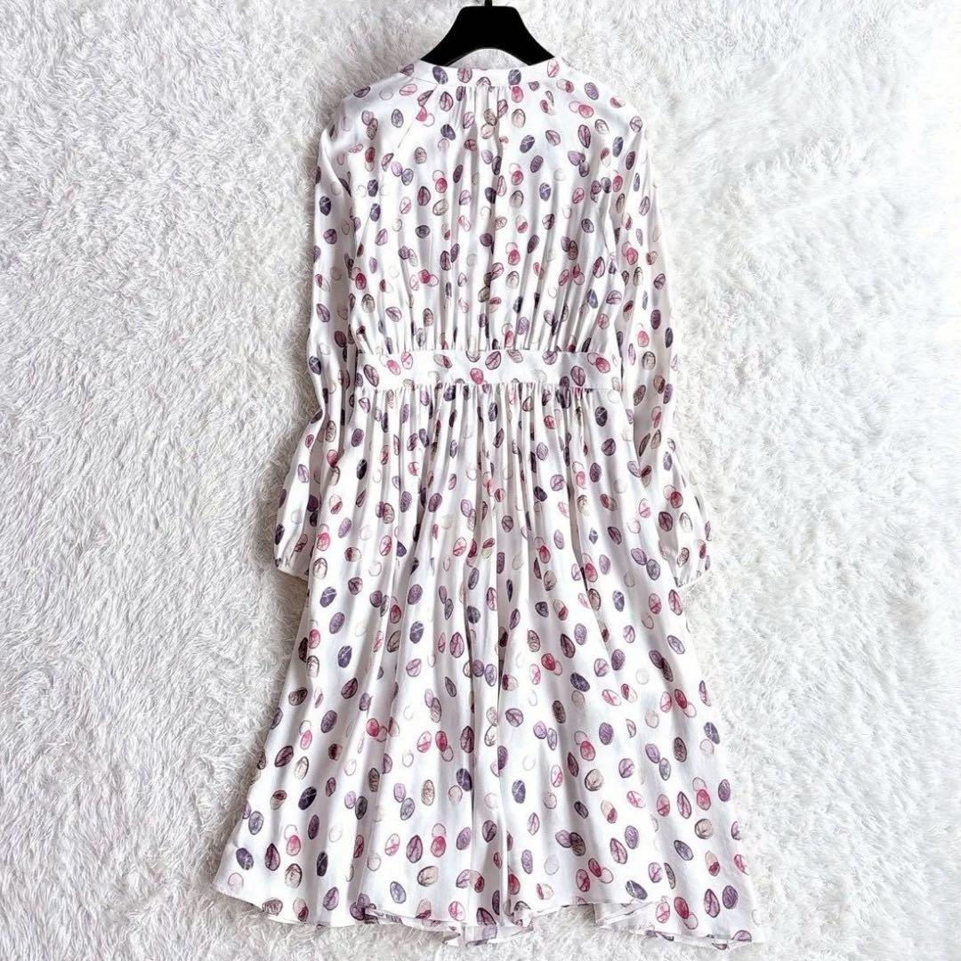 美品✨マックスマーラ　マックスアンドコー　水彩風プリントロングワンピース　近年品