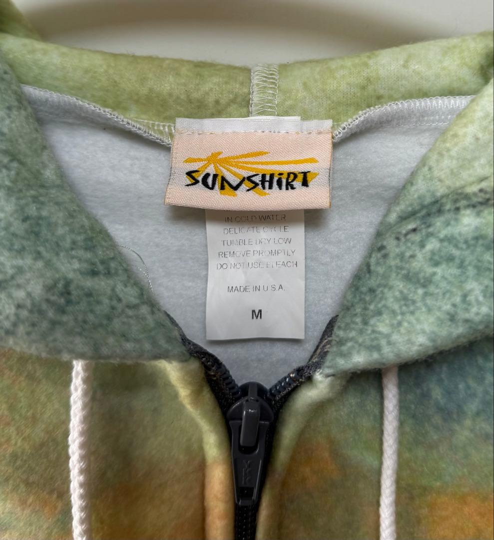 90s usa製 馬柄 ジップアップ フーディー スウェット itimi