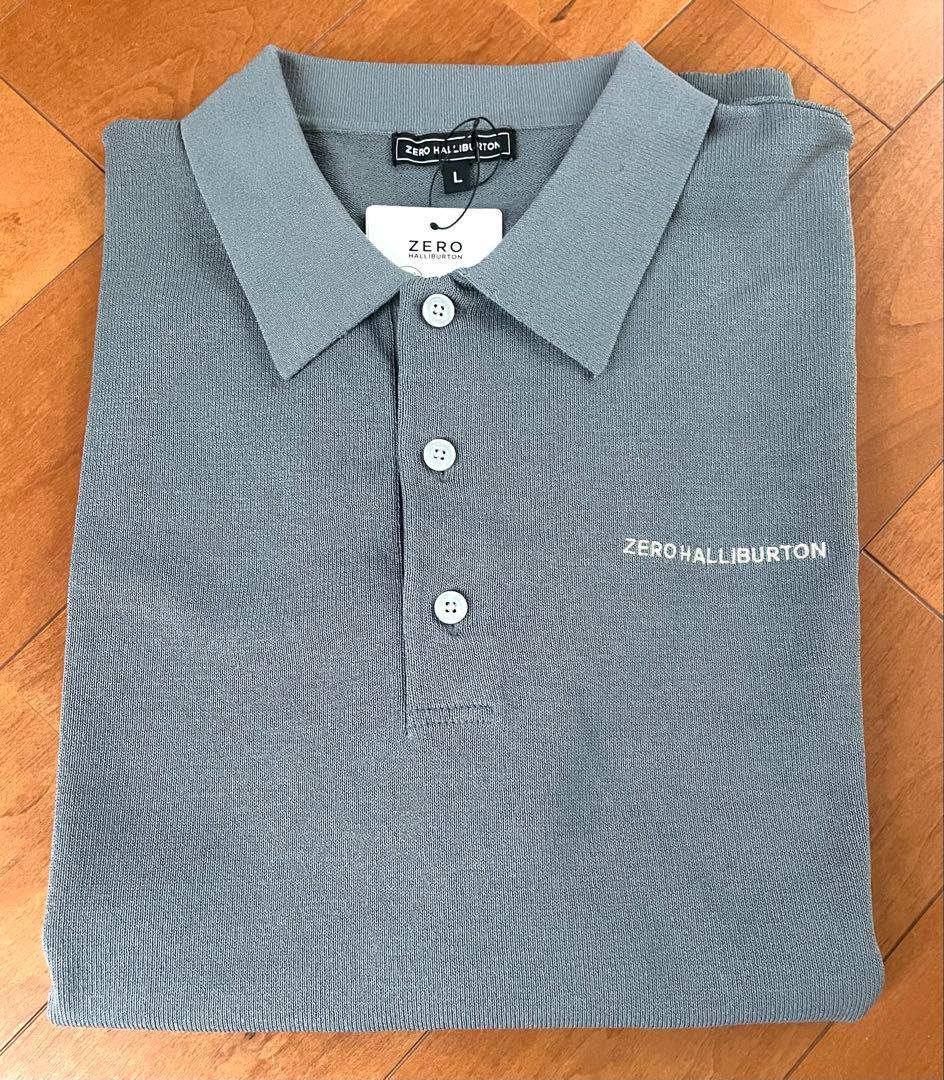 雪SALE新品・未使用【ZERO HALLIBURTON】❤️メンズポロ《グレー》