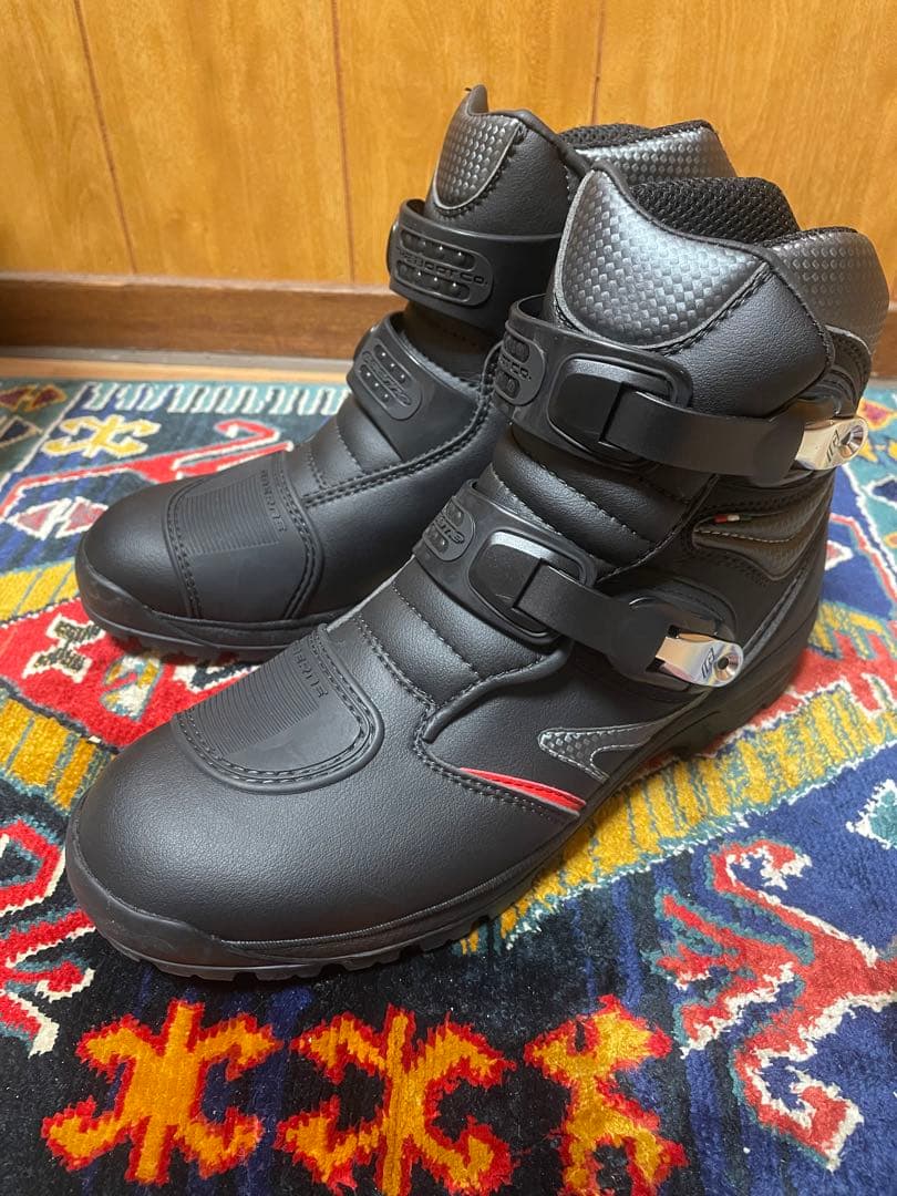 定価約3万ガエルネ　バイク ブーツ ツーリング ライディング シューズ