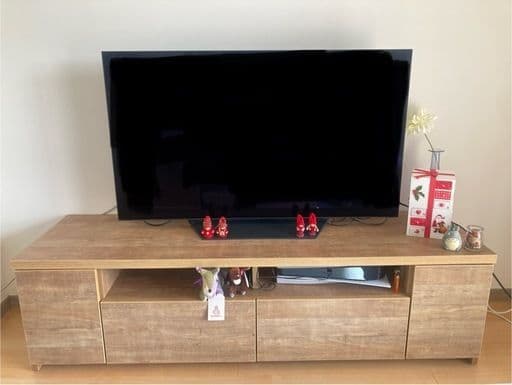 (取引き中) LOWYA 木目調テレビ台 157.6cm