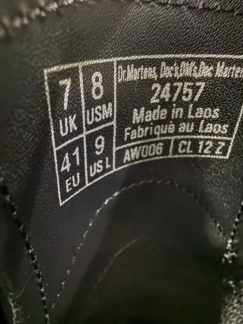 美品 Dr.Martens 1461ホワイトステッチ(日本限定)