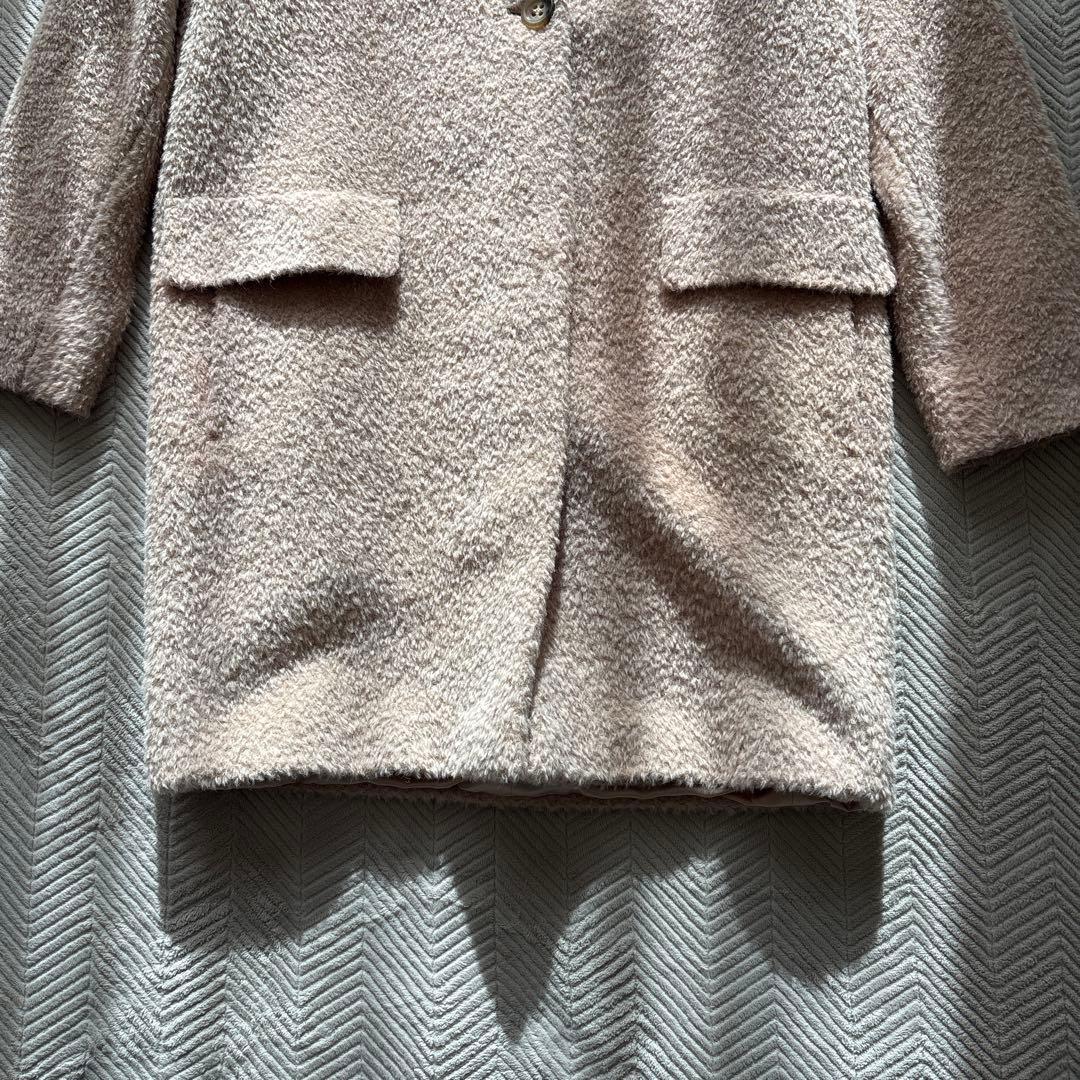 美品【レアカラー】Max Mara STUDIO テディーベアコートS ピンク