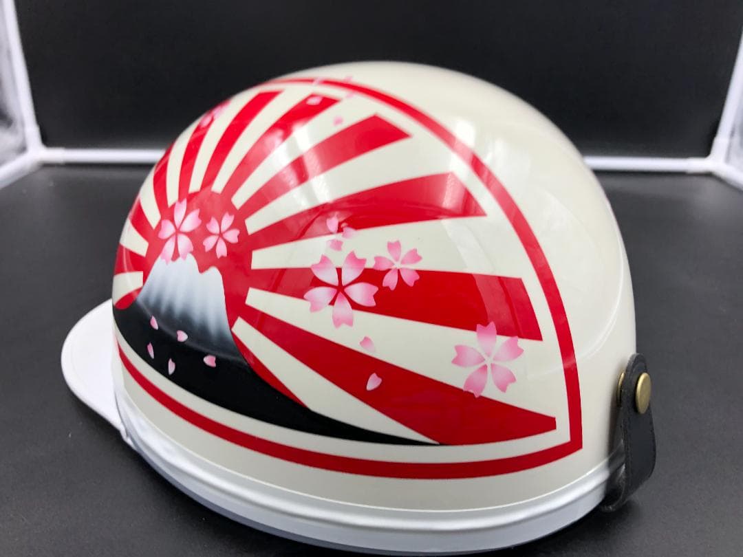 コルク半　カスタム　富士日章　三つボタン　白赤　桜　高級クリヤ送料無料