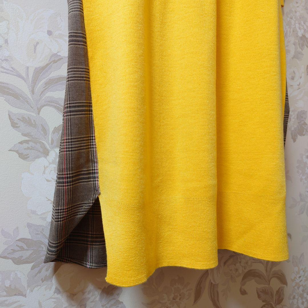 新品✨グレースコンチネンタル✨異素材ニットワンピース