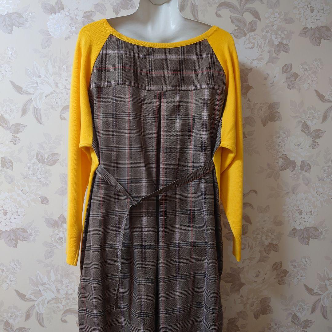 新品✨グレースコンチネンタル✨異素材ニットワンピース