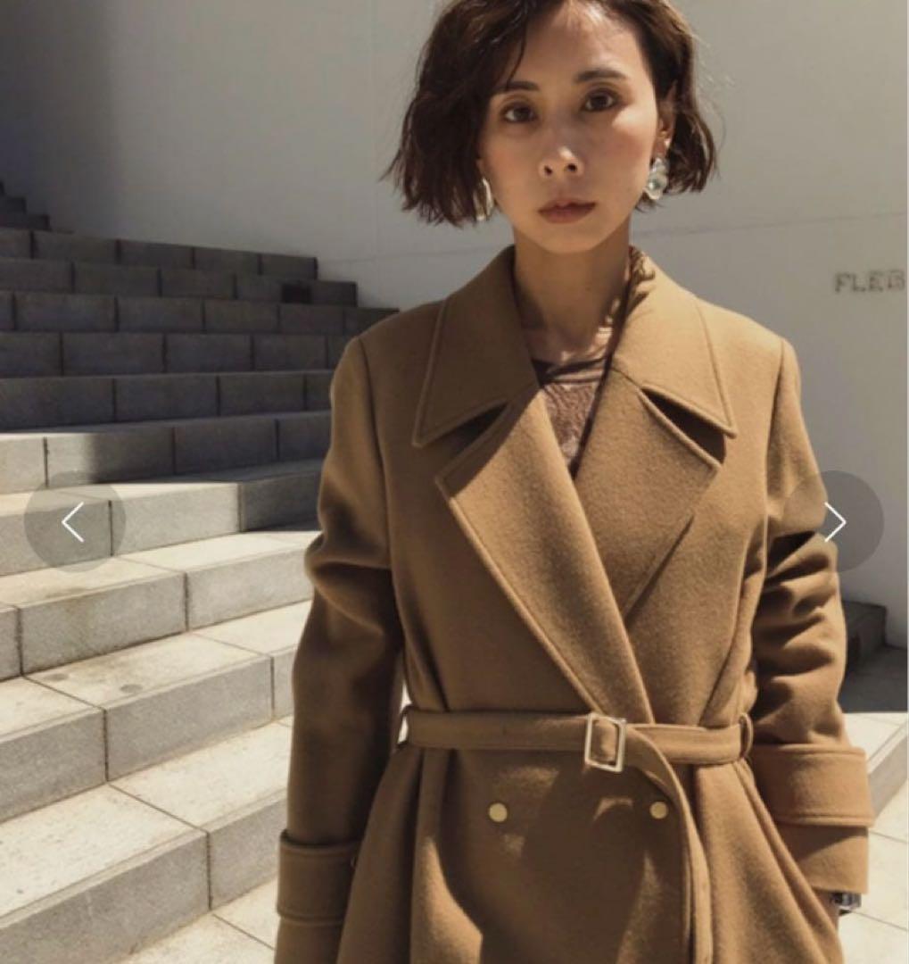 【希少品】AMERI キャメルロングコート