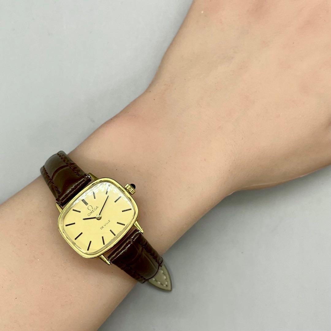 稼動品✨️ OMEGA 腕時計 De Ville 手巻き ゴールド