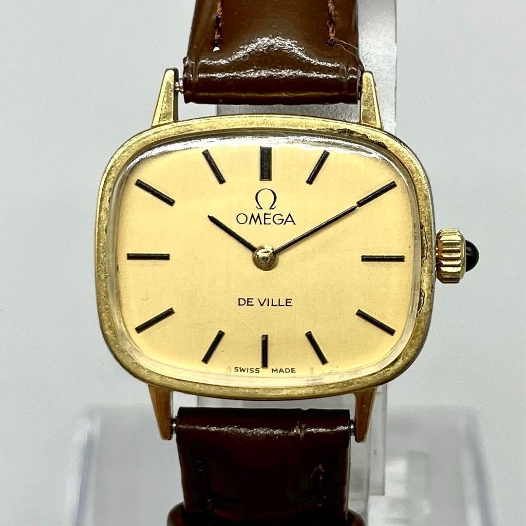 稼動品✨️ OMEGA 腕時計 De Ville 手巻き ゴールド