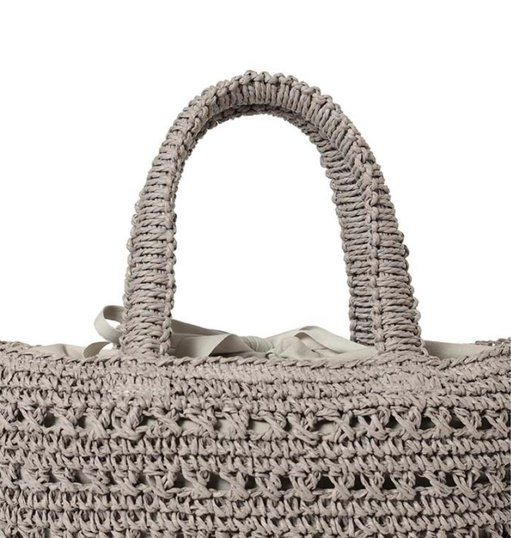 新品✨DEAN＆DELUCA クロッシェバスケットバッグM✨beamsコラボ