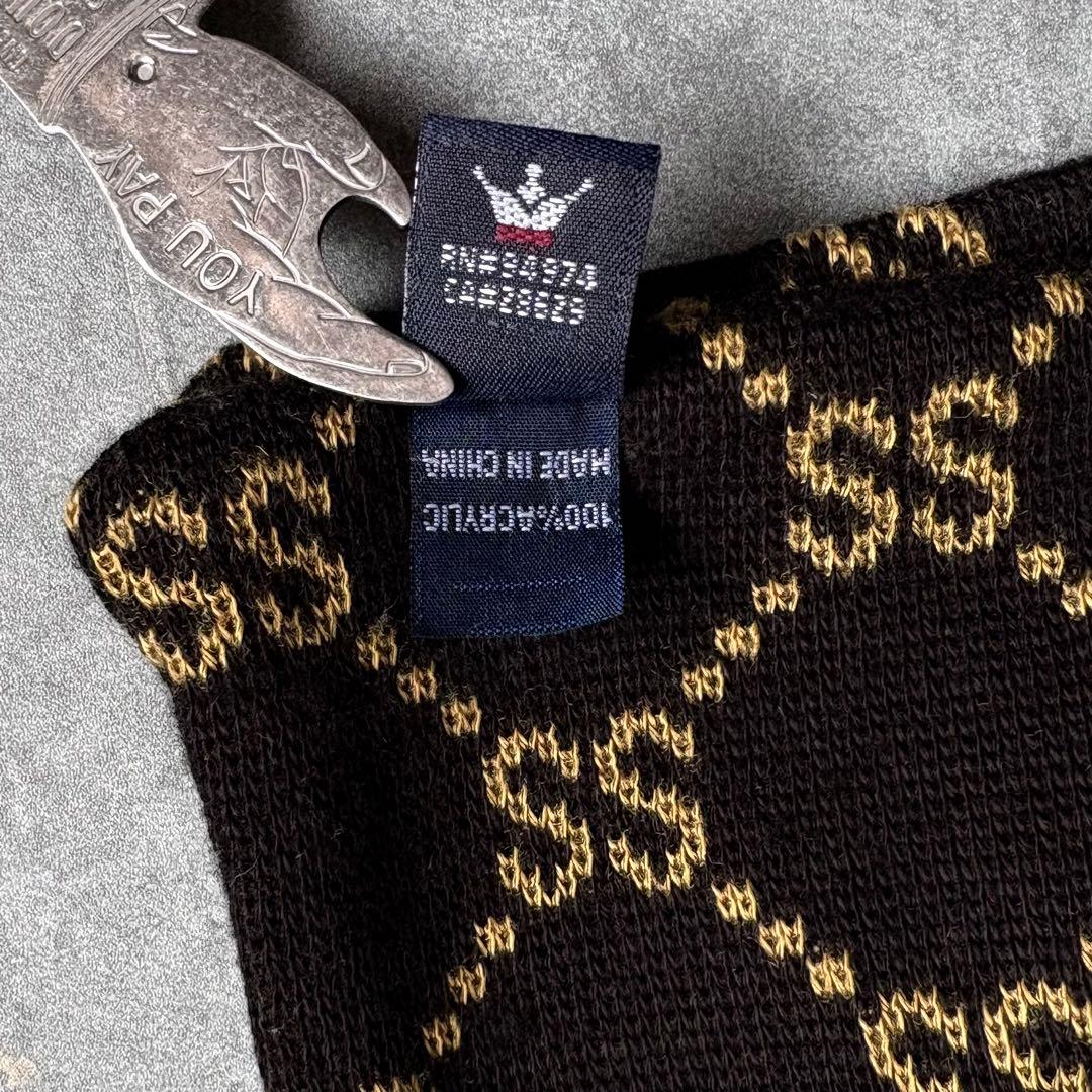 【超美品】90s オールドステューシー モノグラム柄 マフラー ヴィンテージ