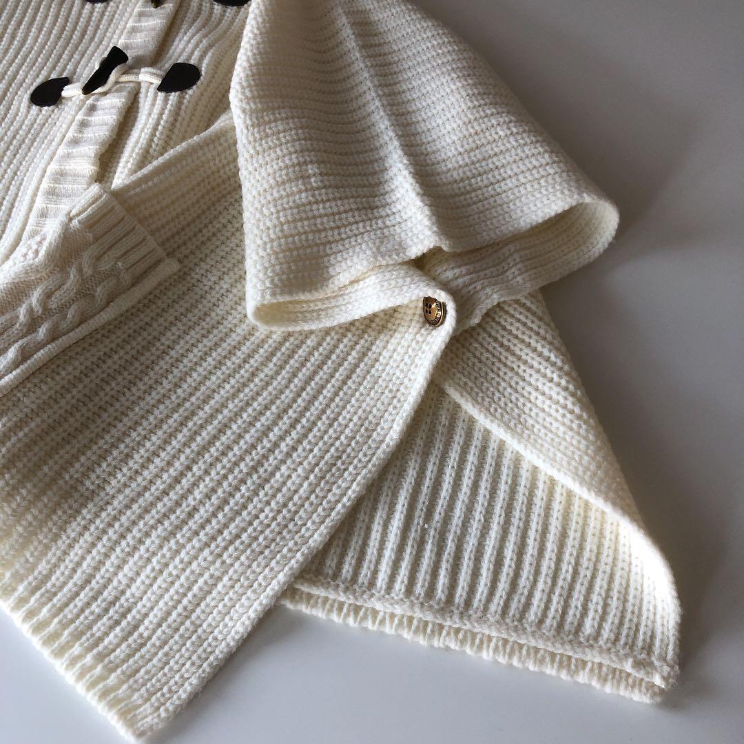 Irving♡バーバリー ブルーレーベル ニット ポンチョ アウター