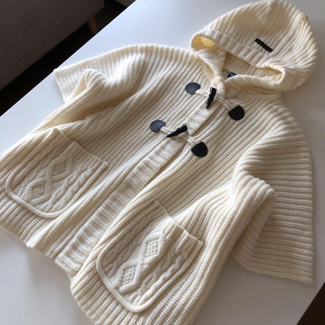 Irving♡バーバリー ブルーレーベル ニット ポンチョ アウター