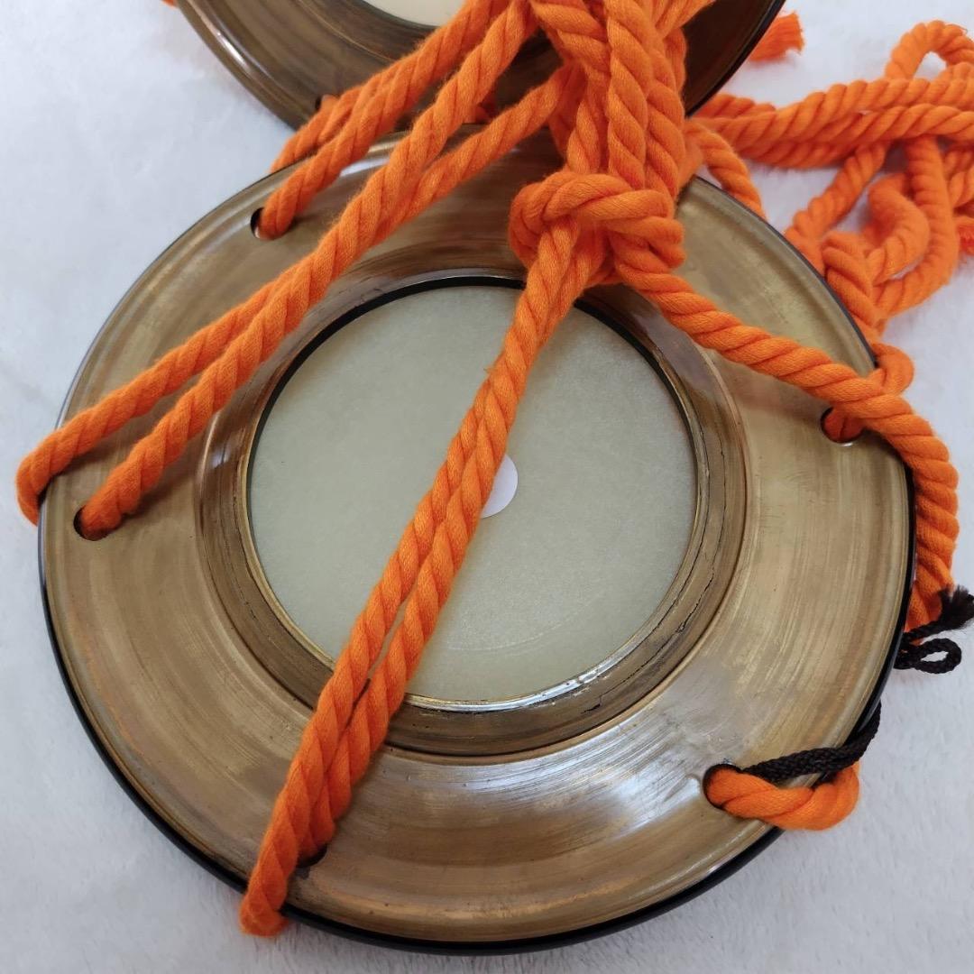 合成皮革製　小鼓　入門セット　和楽器　美品　ケース付き