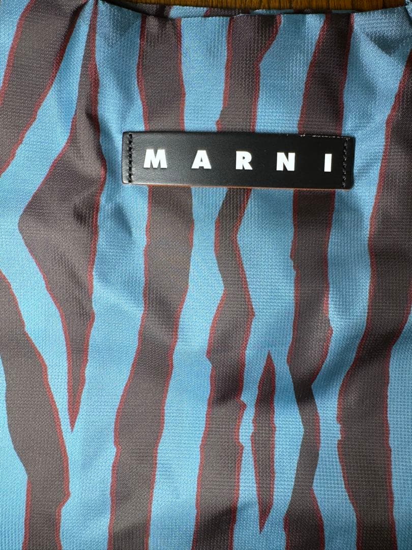 【新品】MARNI YOSHIDA&Co.製 タイガーストライプ風 エコバッグ