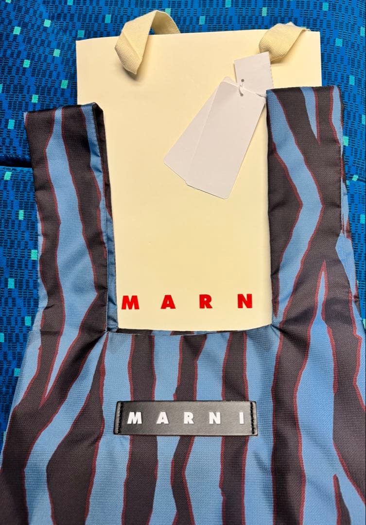 【新品】MARNI YOSHIDA&Co.製 タイガーストライプ風 エコバッグ