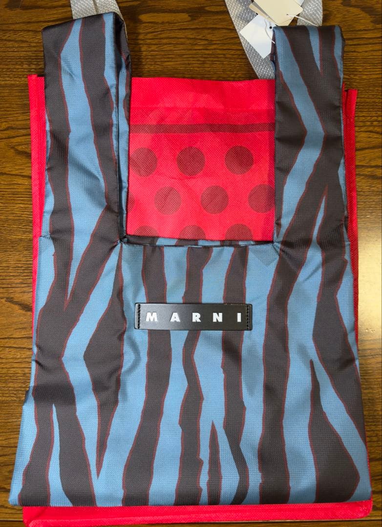 【新品】MARNI YOSHIDA&Co.製 タイガーストライプ風 エコバッグ