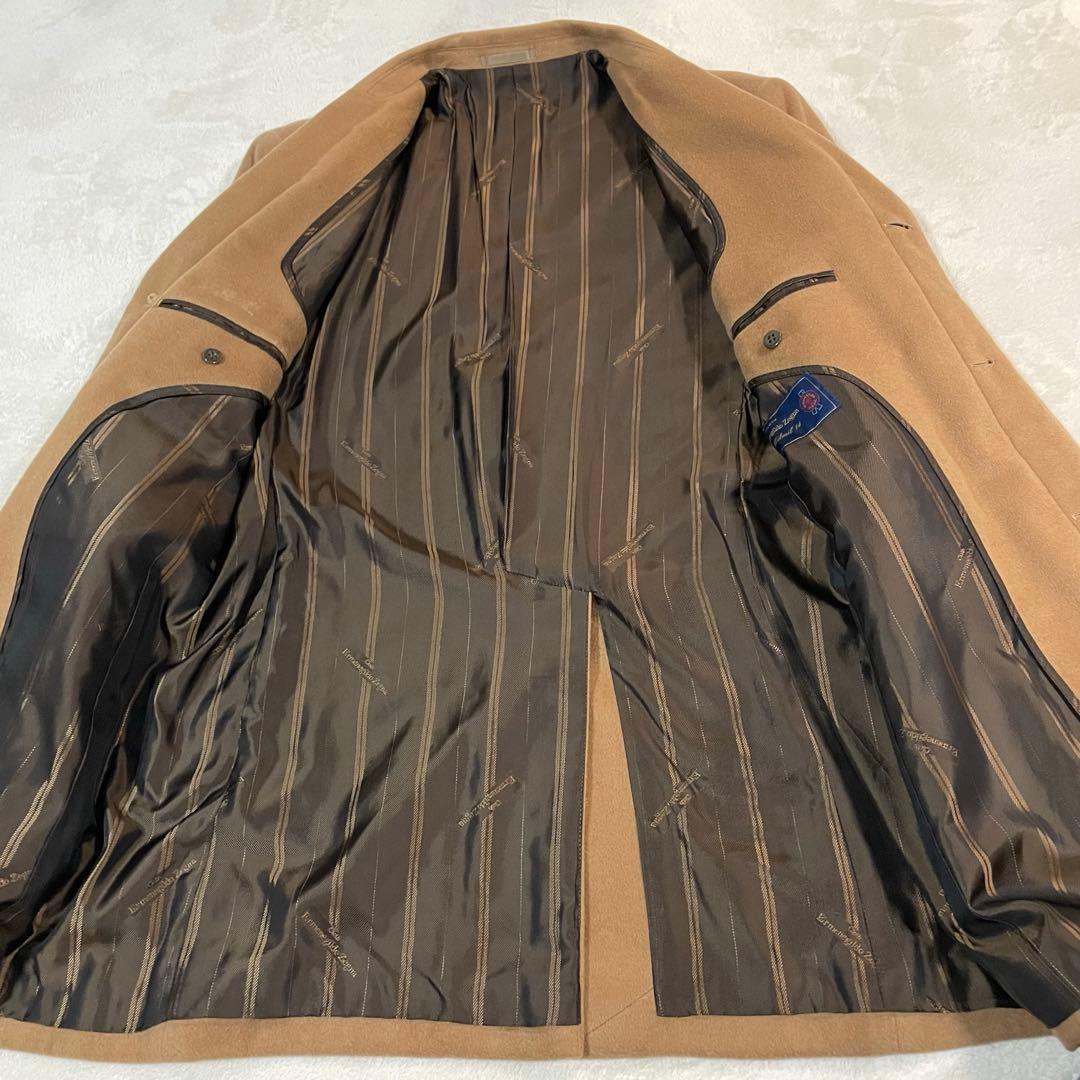 エルメネジルドゼニア　チェスターコート　ロングコート　L