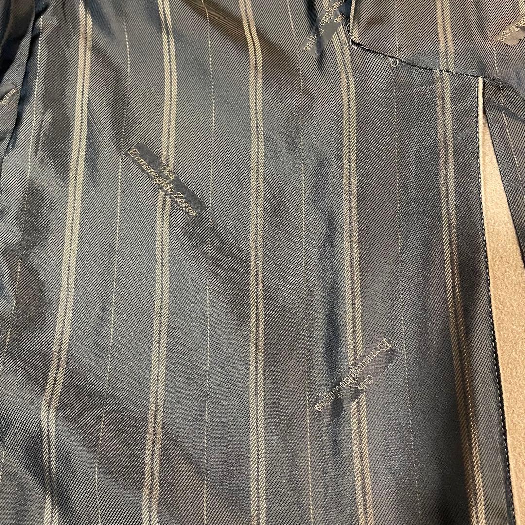 エルメネジルドゼニア　チェスターコート　ロングコート　L