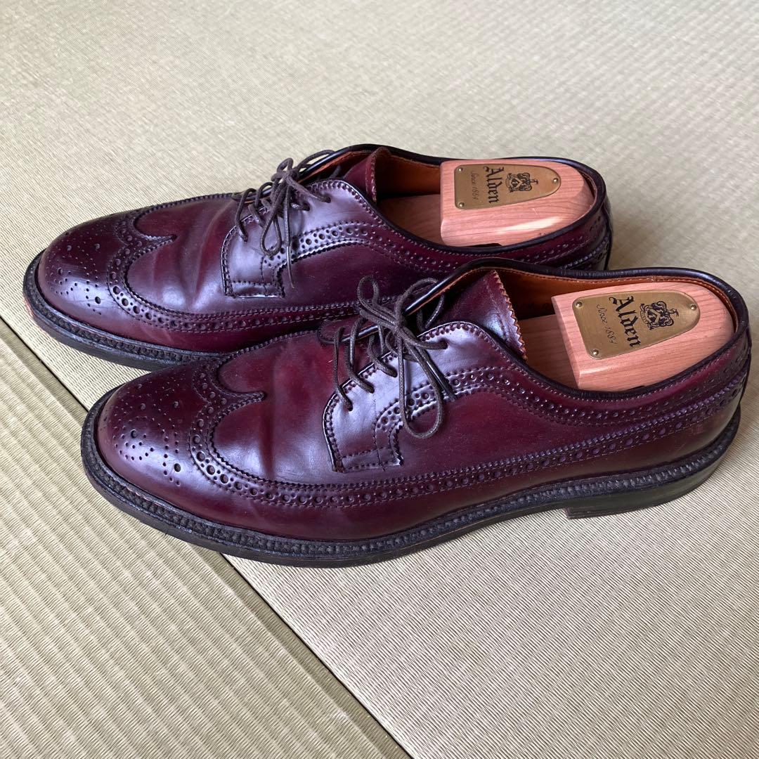 Alden オールデン 975 ロングウィングチップ コードバン　サイズ9