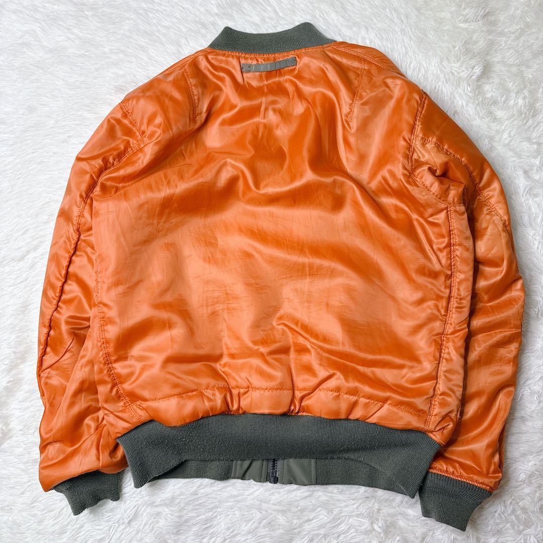 AVIREX MA-1 フライトジャケット カーキ XLリバーシブル 中綿