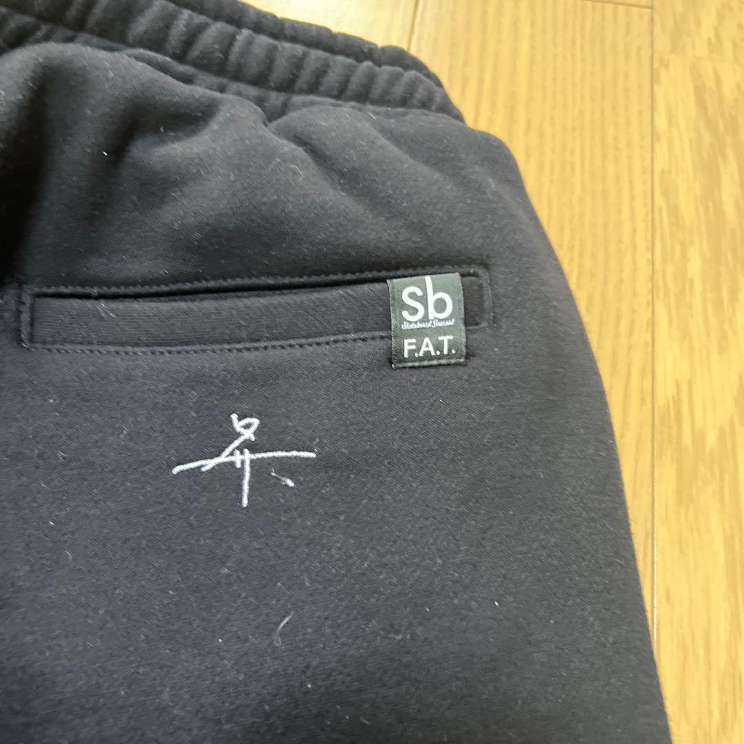 FAT 大友 昇平×Sb×F.A.T. スカル黒 スウェットパンツ　TITCH