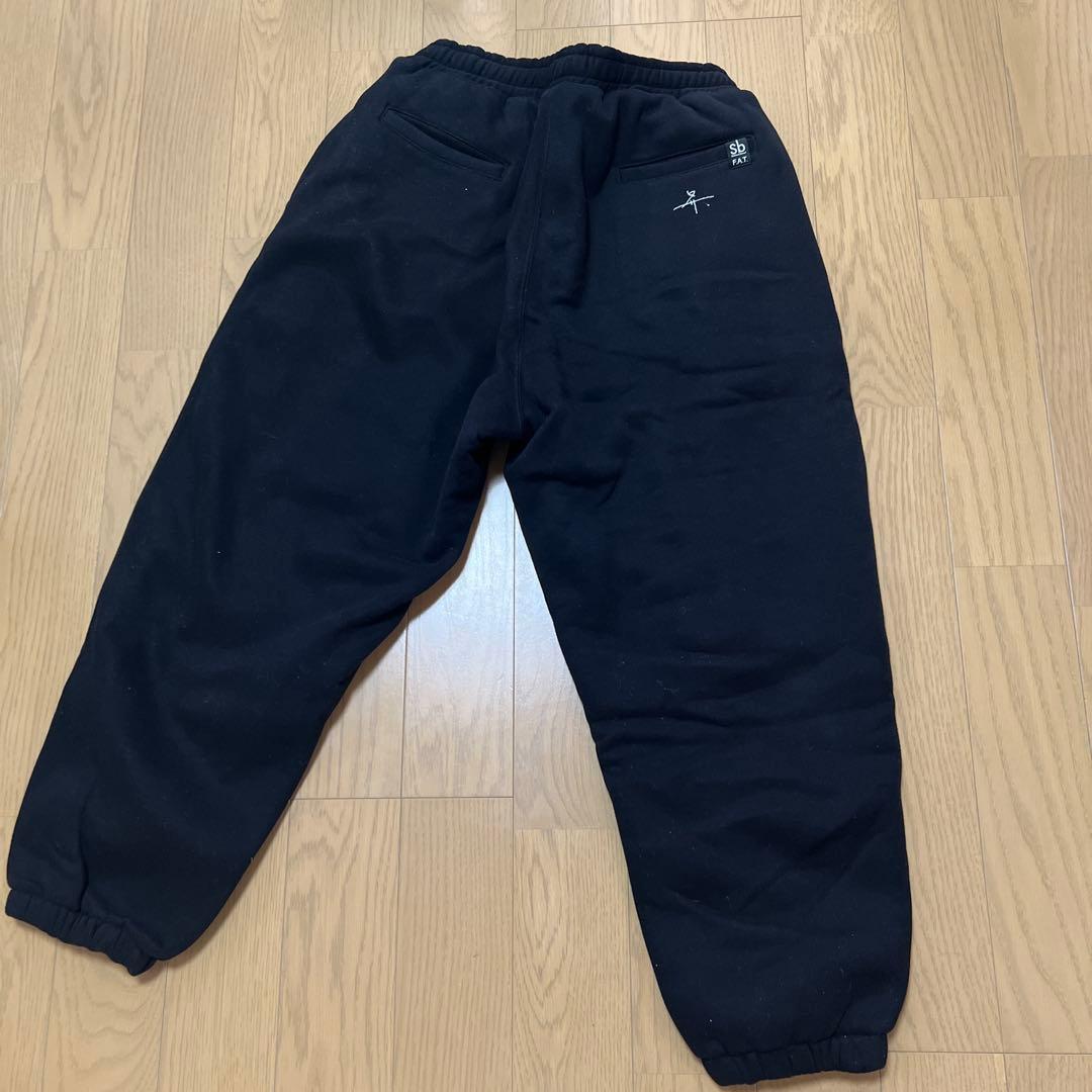 FAT 大友 昇平×Sb×F.A.T. スカル黒 スウェットパンツ　TITCH
