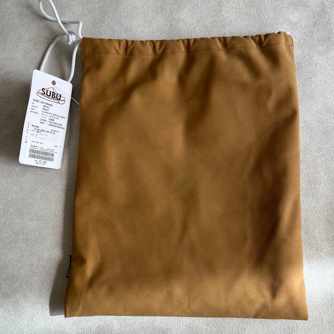未使用　bPr BEAMS SUBU スリッパ 収納袋付き