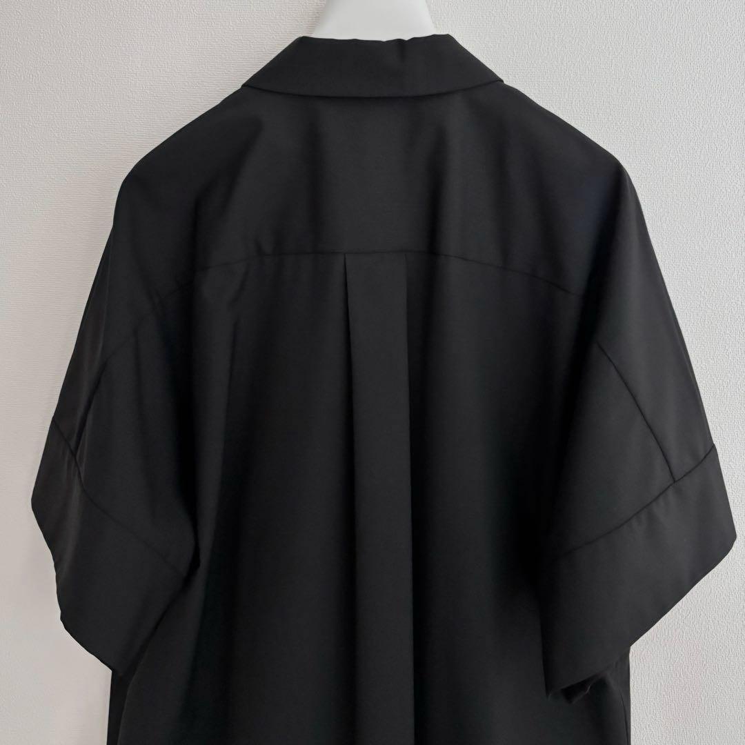 ＜LOEFF＞TW トロピカル スクエア ワンピース ブラック 未使用品