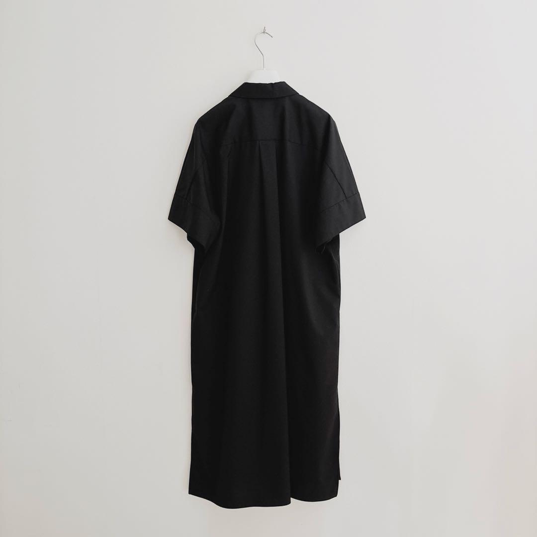 ＜LOEFF＞TW トロピカル スクエア ワンピース ブラック 未使用品