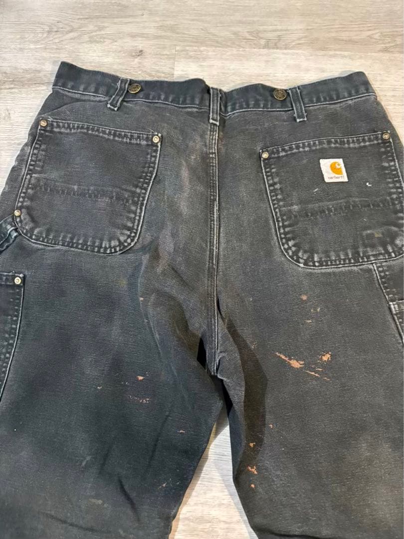 371 極上フェード黒 B01サスペンダーボタン付 ダブルニー