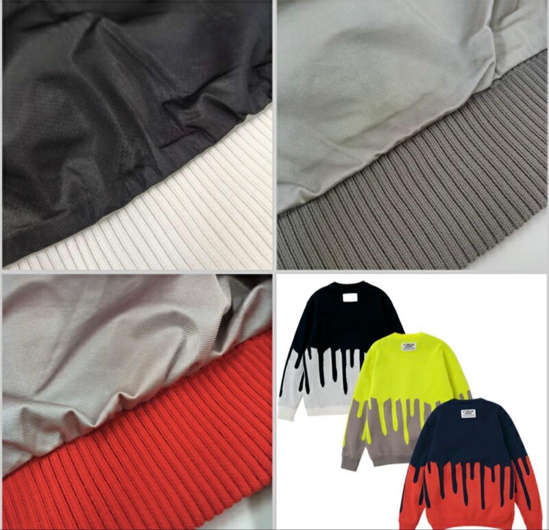 ¥28,600新品正規品【V12/L】裏地付きクルーネックニット長袖セーター秋冬