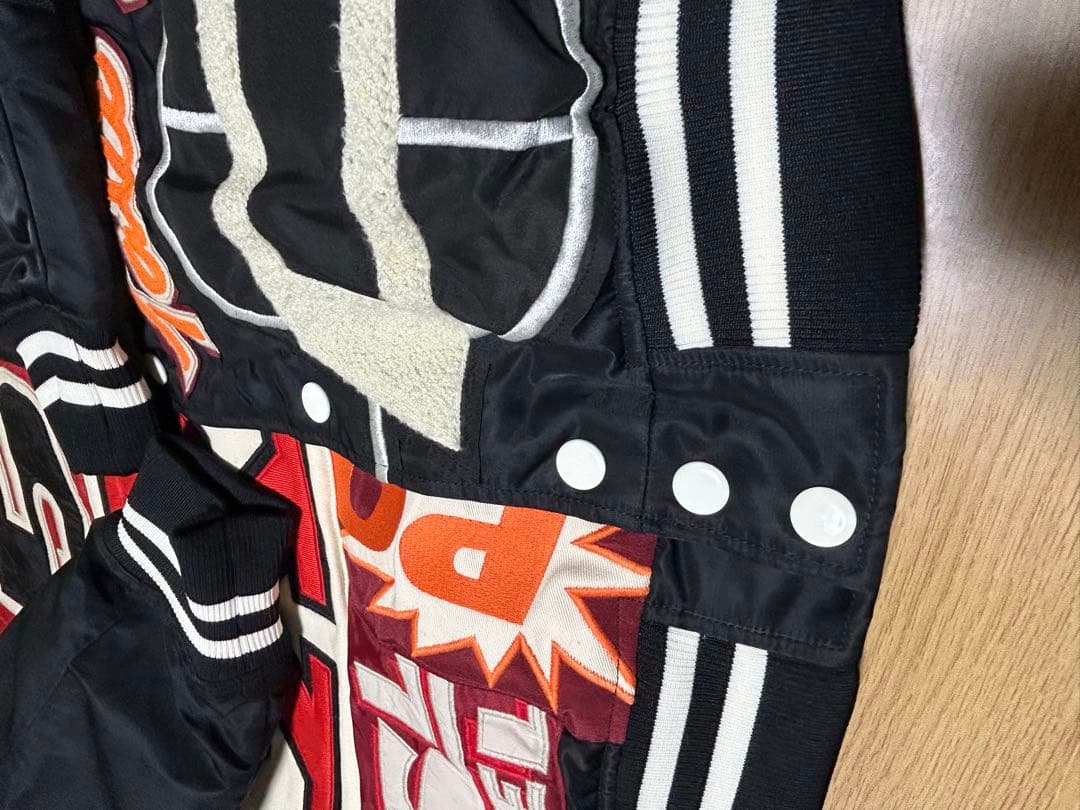 希少 ディーゼル　スタジャン レーシングジャケット Ｌワッペン ボンバー