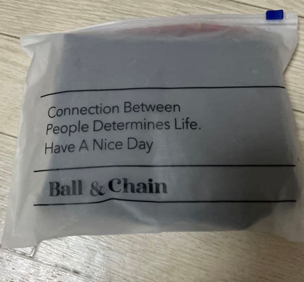 【新品未使用】FEILER Ball&Chain グレー Mサイズ フェイラー