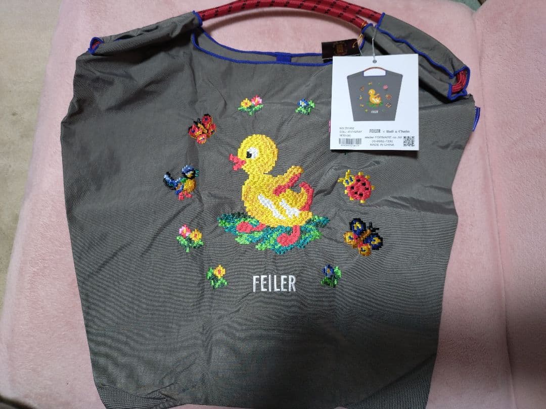 【新品未使用】FEILER Ball&Chain グレー Mサイズ フェイラー