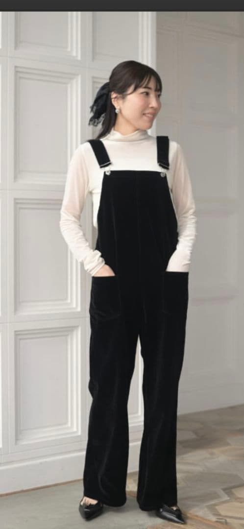 完売trefle+1 ベルベットオーバーオール