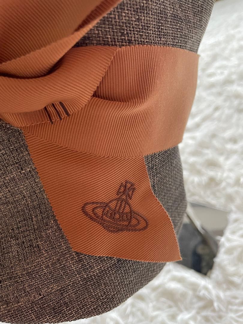 美品✨Vivienne Westwood リボン　バケットハット　帽子　オーブ