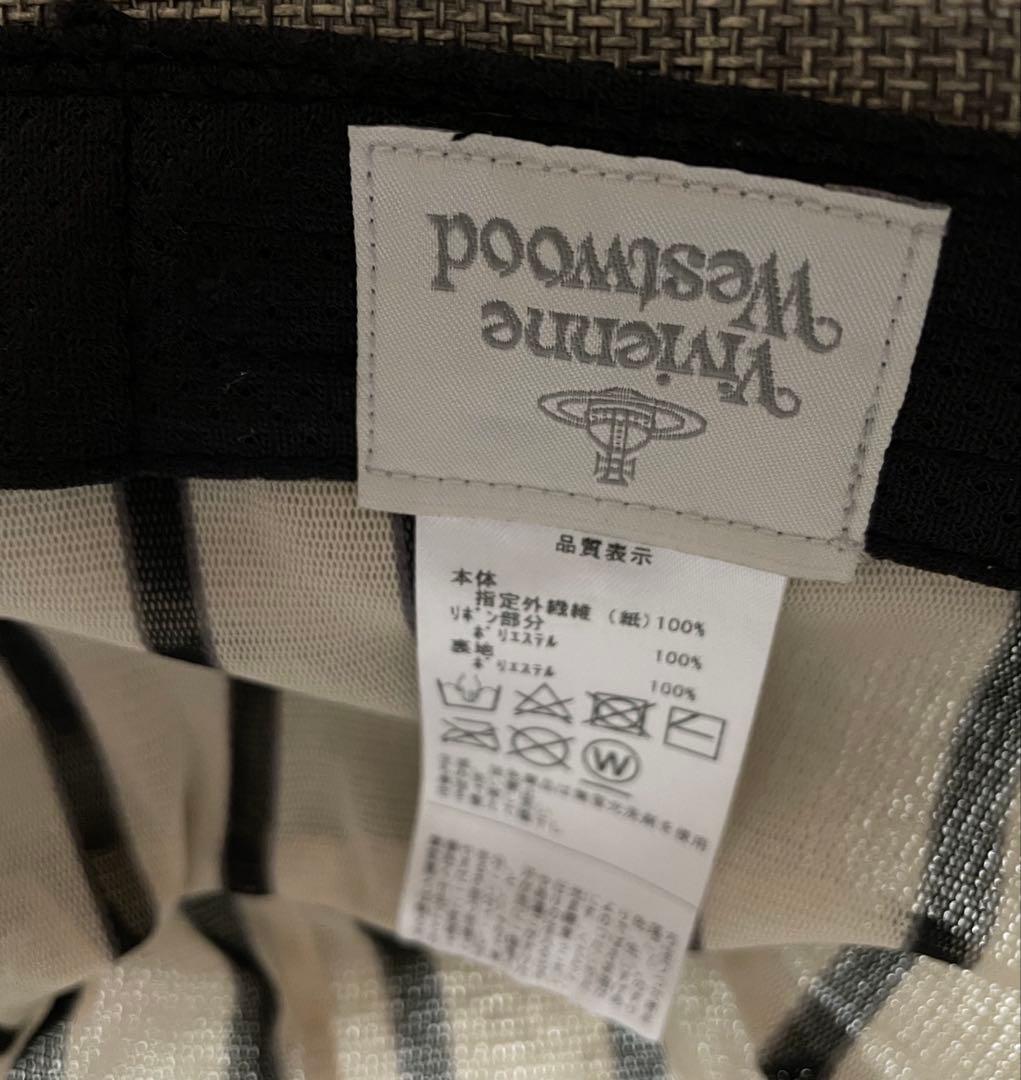 美品✨Vivienne Westwood リボン　バケットハット　帽子　オーブ