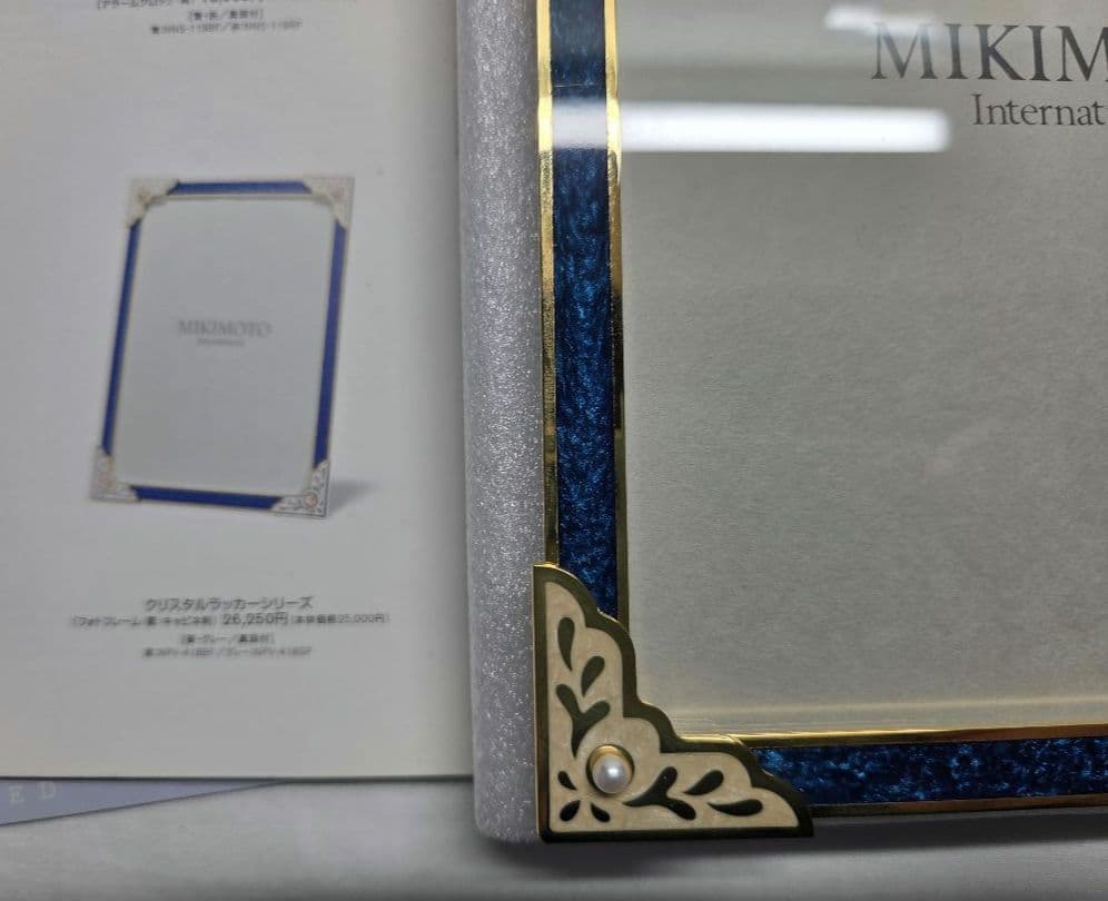 MIKIMOTO クリスタルラッカーシリーズ フォトフレーム(大)　稀少❤