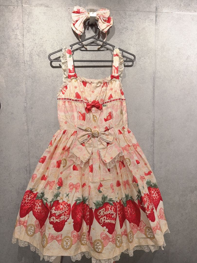 Melty Berry Princess JSKカチューシャセット シロ・ピンク