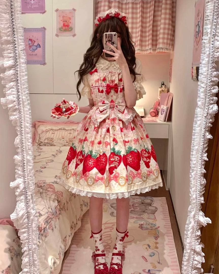 Melty Berry Princess JSKカチューシャセット シロ・ピンク