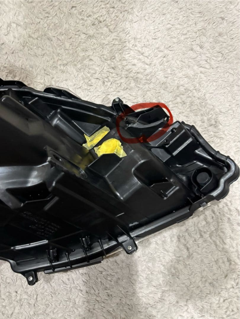 130系 後期 ヴィッツ 純正ヘッドライト 左