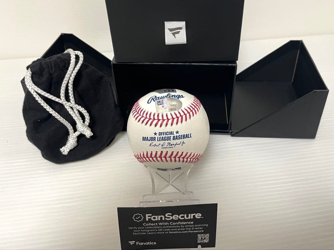 今永昇太　直筆サインボール Fanatics & MLB 公式ホログラム付き