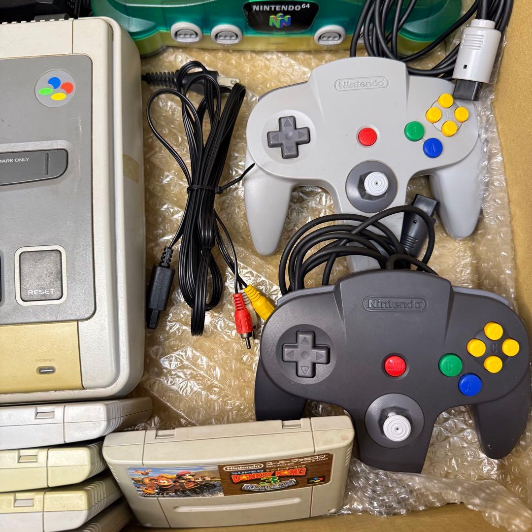 【ジャンク品】ゲームキューブ　64　SFC　まとめ売り　動作未確認　現状渡し