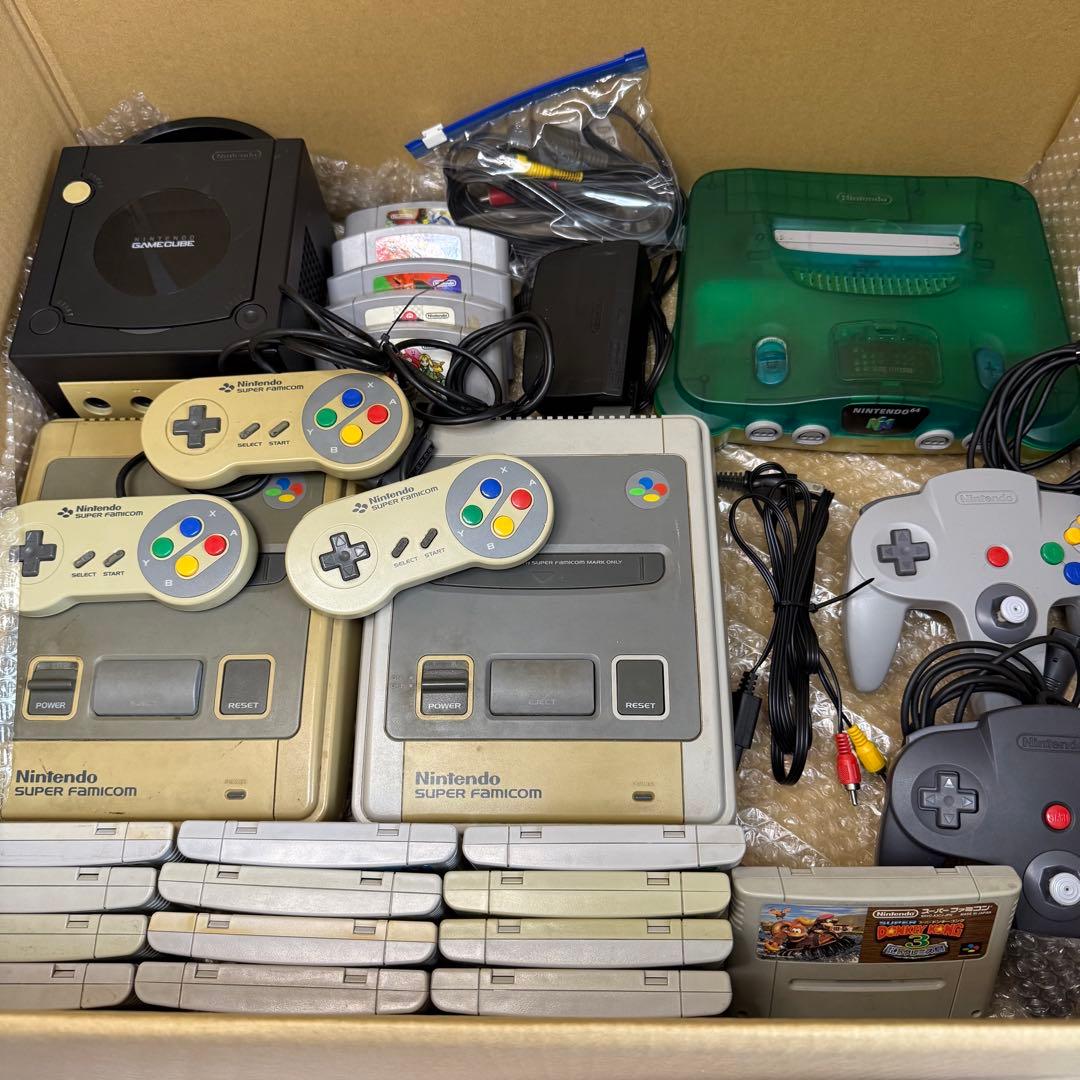 【ジャンク品】ゲームキューブ　64　SFC　まとめ売り　動作未確認　現状渡し