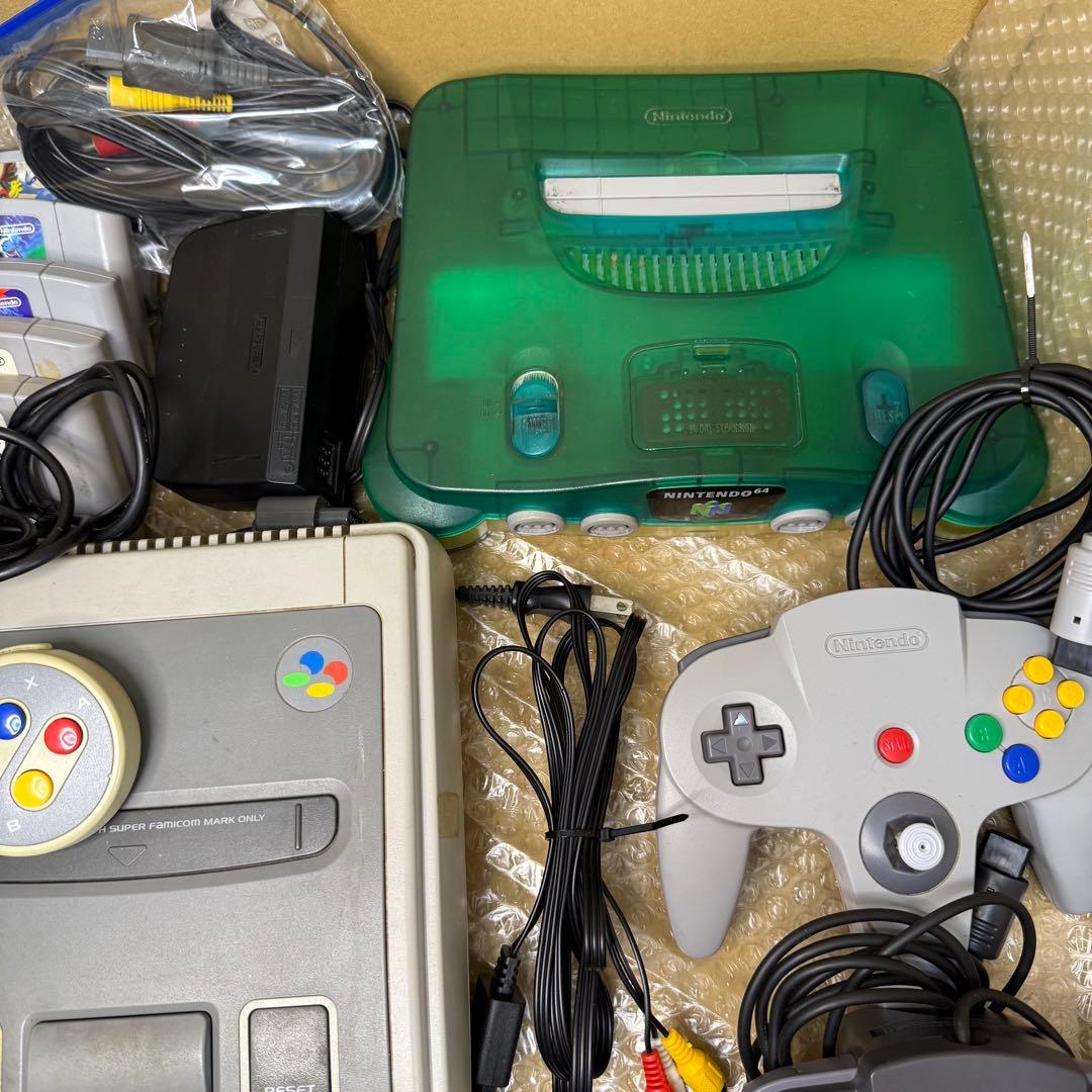 【ジャンク品】ゲームキューブ　64　SFC　まとめ売り　動作未確認　現状渡し