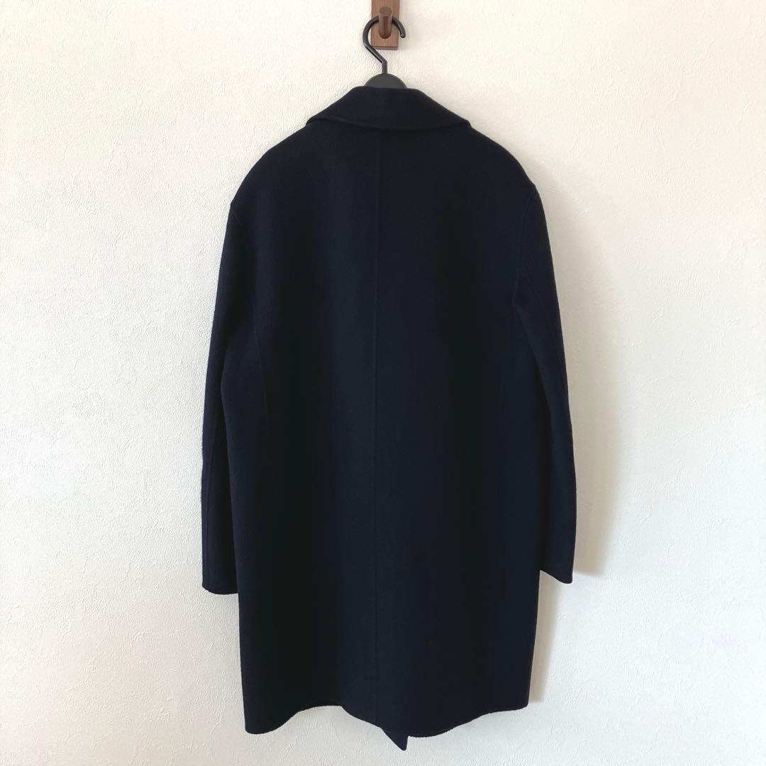 ◆美品 Theory セオリー テェスター コートカシミヤ ネイビー
