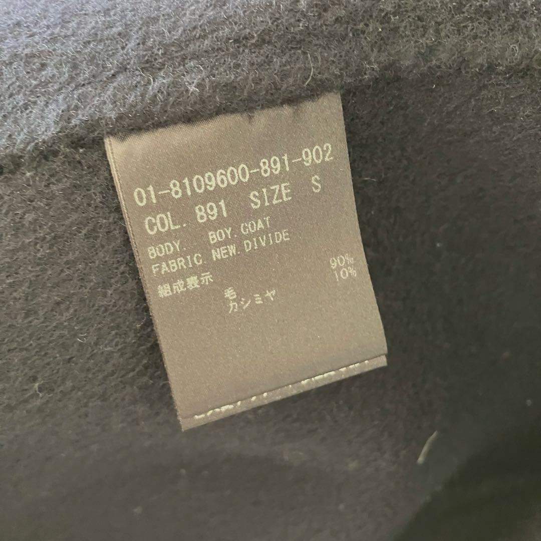 ◆美品 Theory セオリー テェスター コートカシミヤ ネイビー