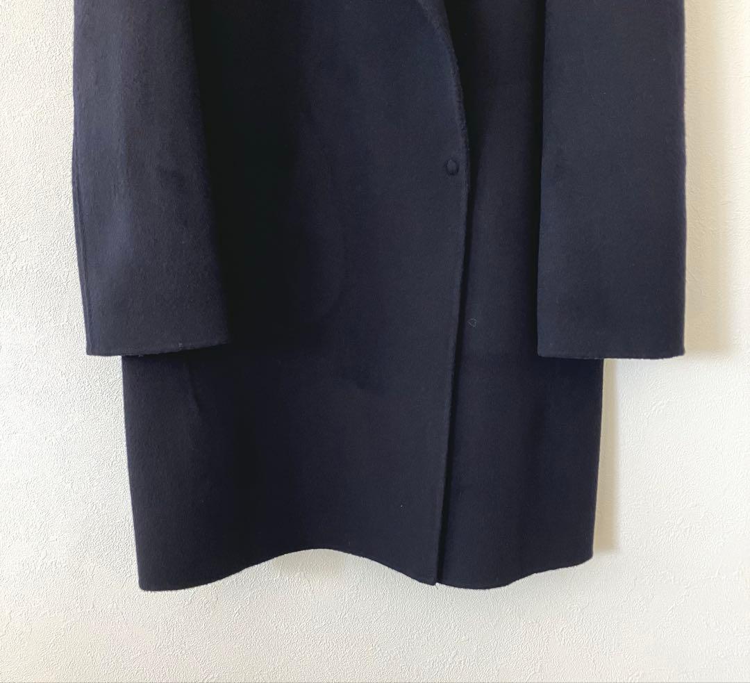 ◆美品 Theory セオリー テェスター コートカシミヤ ネイビー
